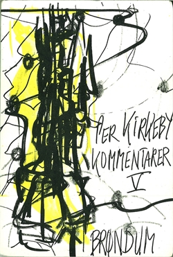 Per Kirkeby - Kommentarer V (serien Tegninger/Kommentarer - Brøndum)
